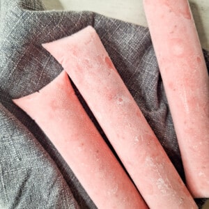 Frozen strawberry filipino ice candy